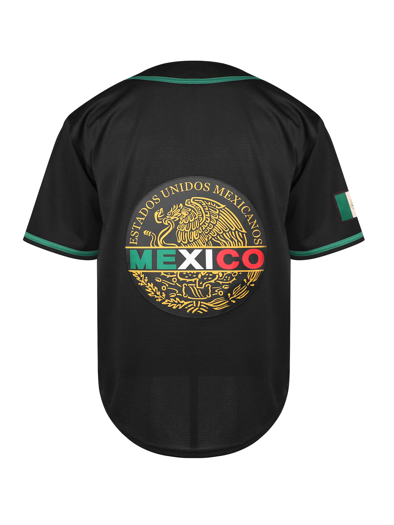 Mens Mexico Baseball Jersey - Classic Retro-Style Letter Embroidery Design, Ultra-Breathable Fabric, Short Sleeve - Perfect for Training and Competiti