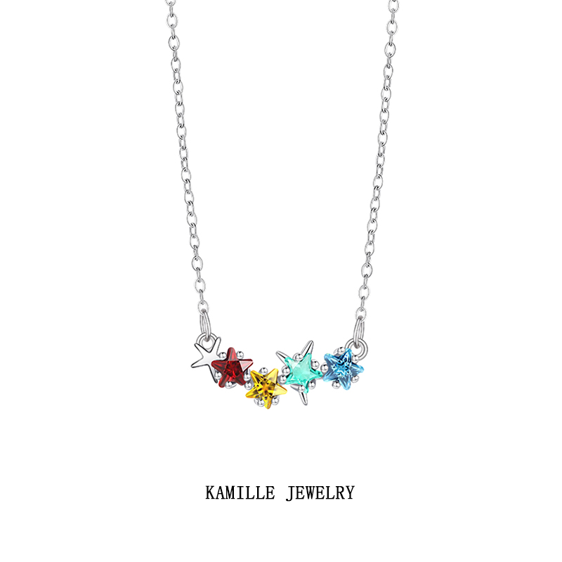 Chic Summer Beach Style Starfish Earrings - Premium Stainless Steel Necklace Collection for Ladies