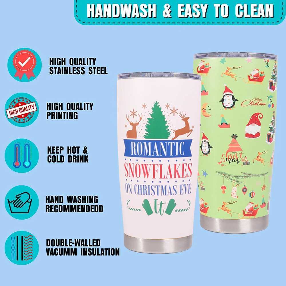 20oz stainless steel coffee hot bottle hot g Christmas vacuum foil coffee cup travel portable crazy bottle Y241114