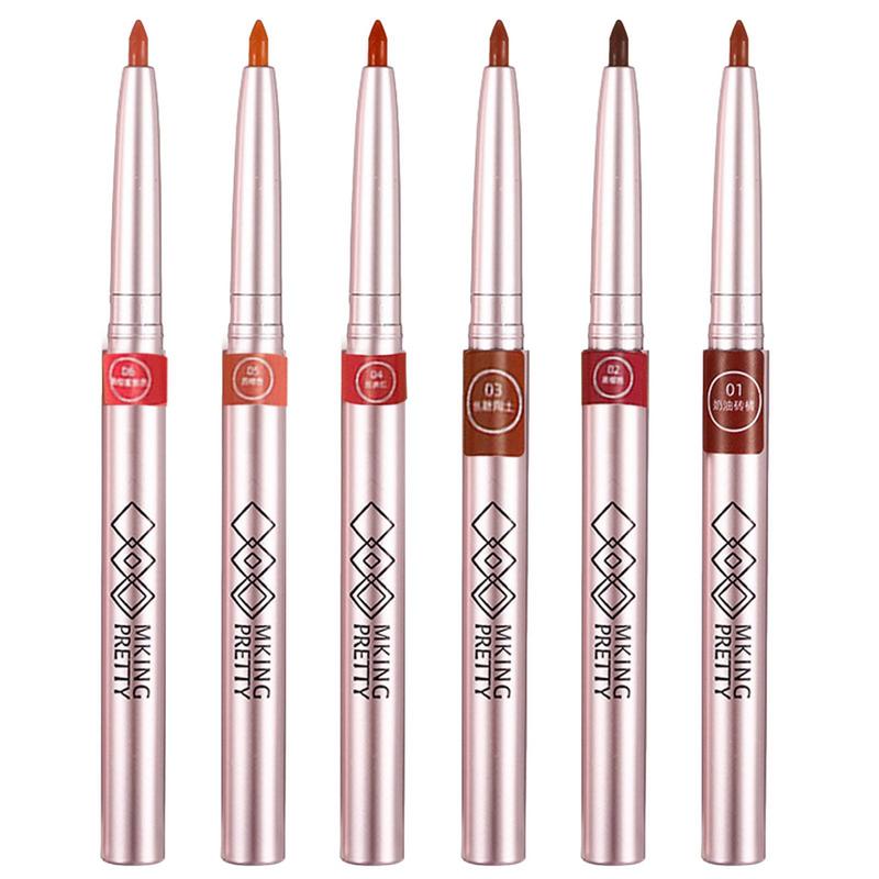 d Lip Pencil New Matte Liner Nude Contour Lipliner Lipstick Waterproof Long Lasting Pen Tinted Cosmetics liner stick