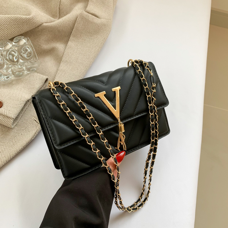 Fashion Women Shoulder Bags Soild Color Metal Decoration Crossbody Bag Travel Mobile Phone Pouch