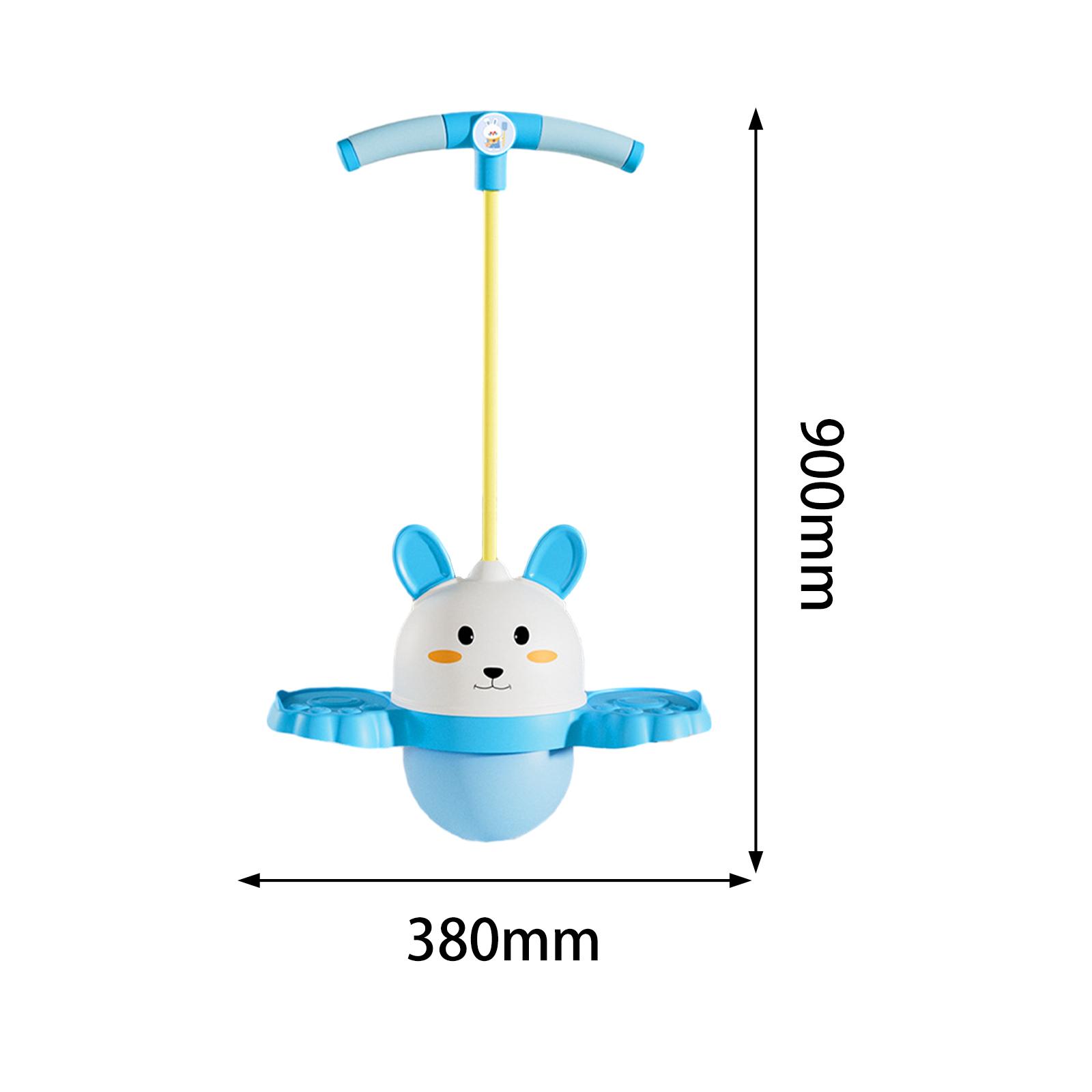 Pogo Ball with Handle Pogo Stick for Exercise Balance Ability Indoor Fitness