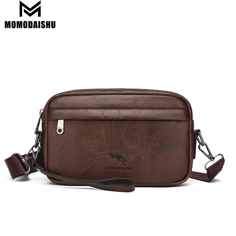 Casual Mens Handbag Shoulder Bag Waterproof Small Mobile Phone Mans Messenger Square Travel Crossbody Bags 241111