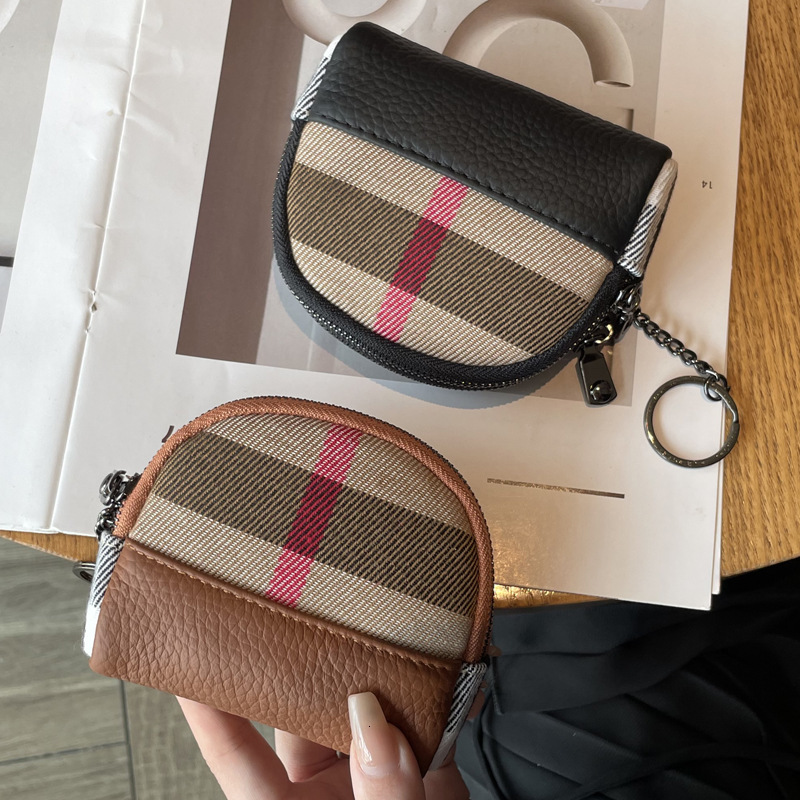 Zero Women's Small Money New Trend Exquisite High End Mini Compact Storage Zipper Coin Bag Wallet