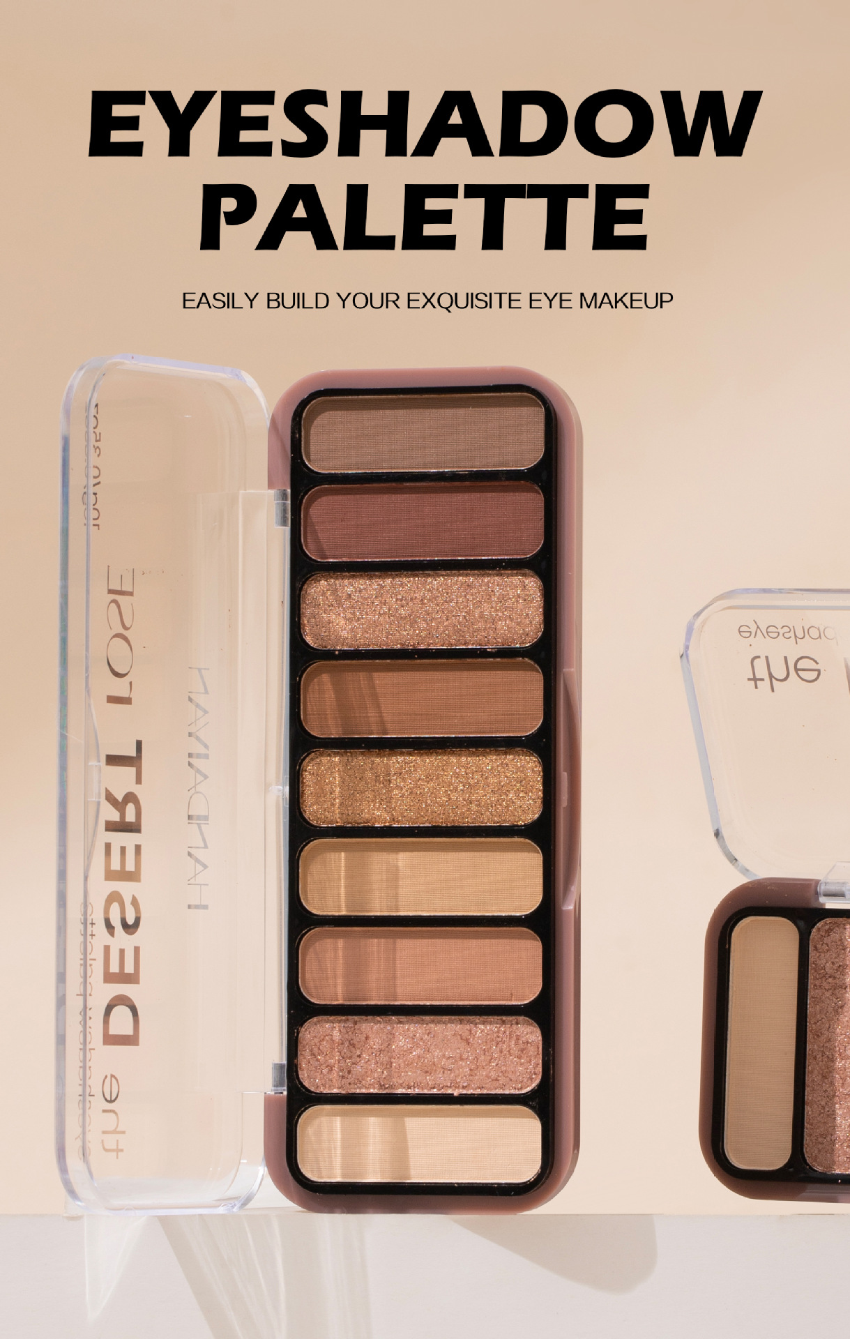 2025 Luxury In stock 9 colors Eyeshadow Cosmetics pressed powder eye shadow Palette Bronze Matte Pearl Fine Glitter Earth Color One Plate lti pose Mak