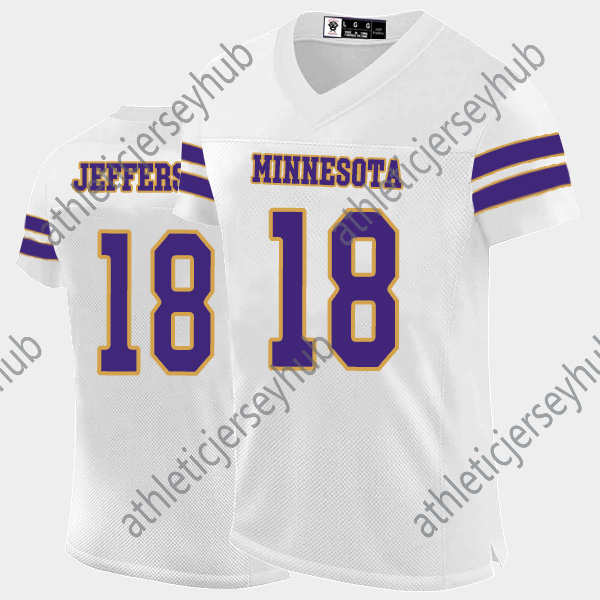 2024 Mens/Youth Custom Football jersey Stitched Jerseys 9 J.J. 33 Aaron 18 Justin 87 T.J. 3 C.J. Ham Darrisaw Smith Sam Darnold Shxinet Embroidery Foo