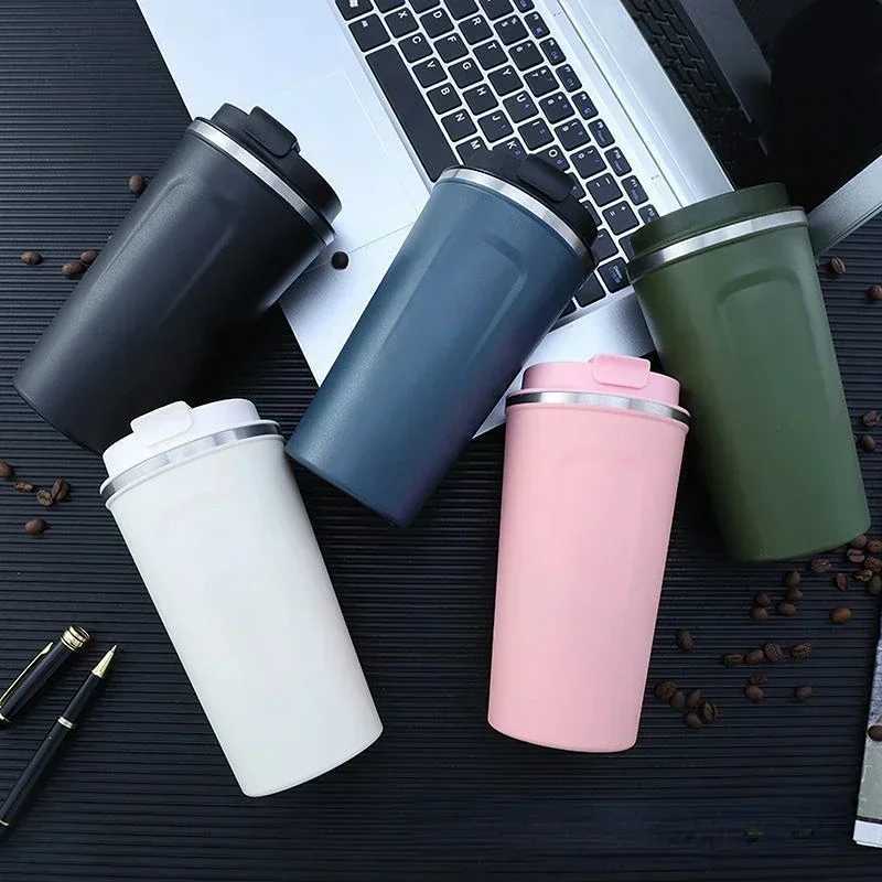 380/510ML travel stainless steel coffee cup hot-dip galvanized hot coffee cup Y241114