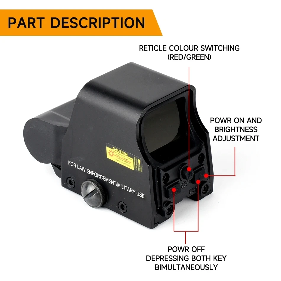 551 552 558 Red Green Dot Holographic Sight Hunting Red Dot Reflex Sight Rifle Airsoft With 20mm Mount Lock 19 Accessories