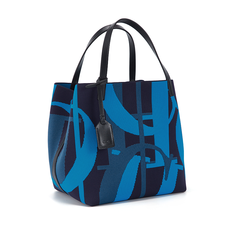 Fashionable Classic New Solid Color Outer Bag Women's Exquisite Handcrafted Weaving Large Capacity Handbag Cotton Fabric
