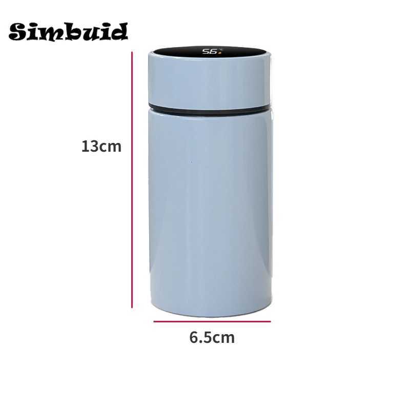 Mini water bottle stainless steel thermostat with filter vacuum temperature display travel G hot cup Y241114