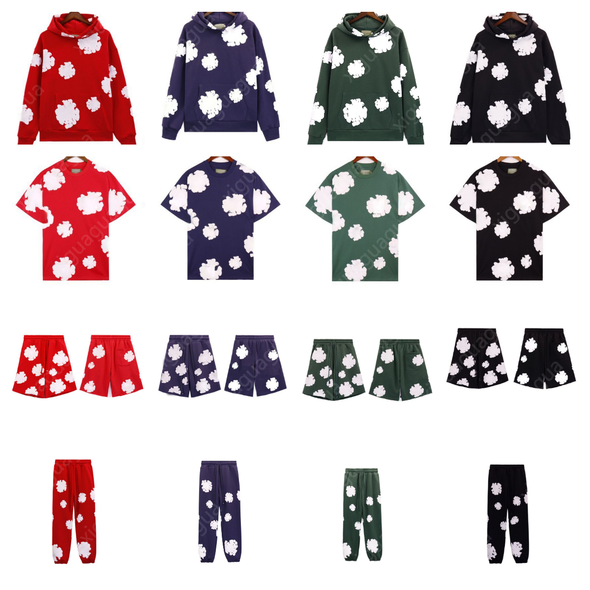 Designer hoodie sweater man sweater men mens hoodie hooded breathable loose outdoor casual pullover long sleeved trousers short sleeved shorts daily wear