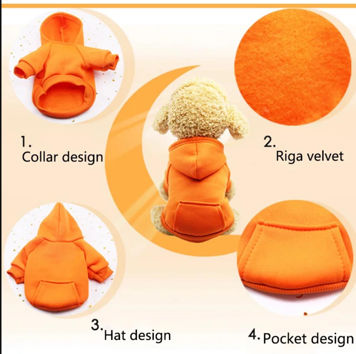 Pet Dog Clothes For Small Dogs Clothing Warm Clothing for Dogs Coat Puppy Outfit Pet Clothes for Large Dog Hoodies Chihuahua