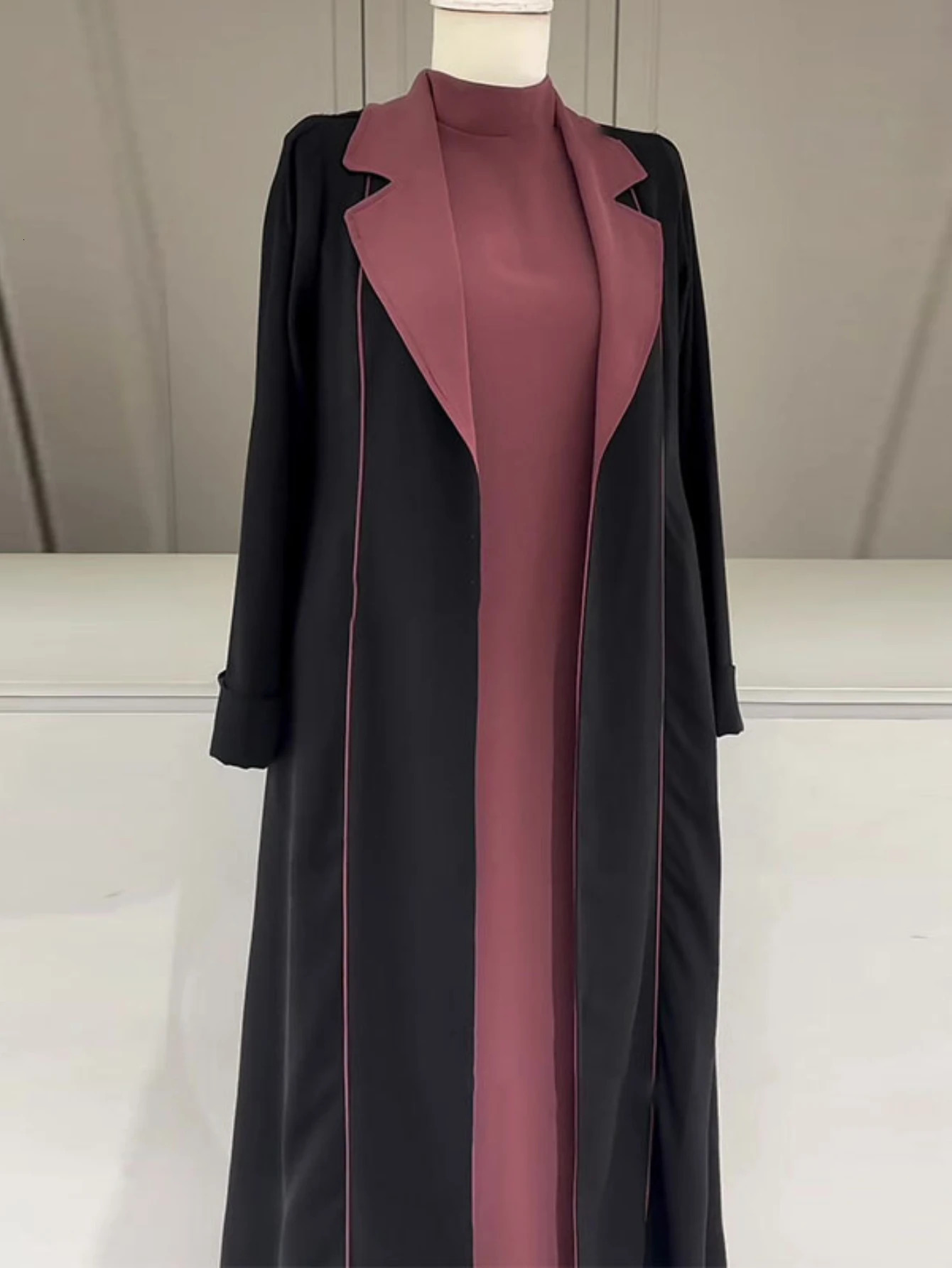 Eid al Fitr Muslim Abaya Womens Open Skirt Dress Jalabiya Kaftan Islam Vestidos Arab Long Robe Ramadan Morocco Dubai Abayas 241111