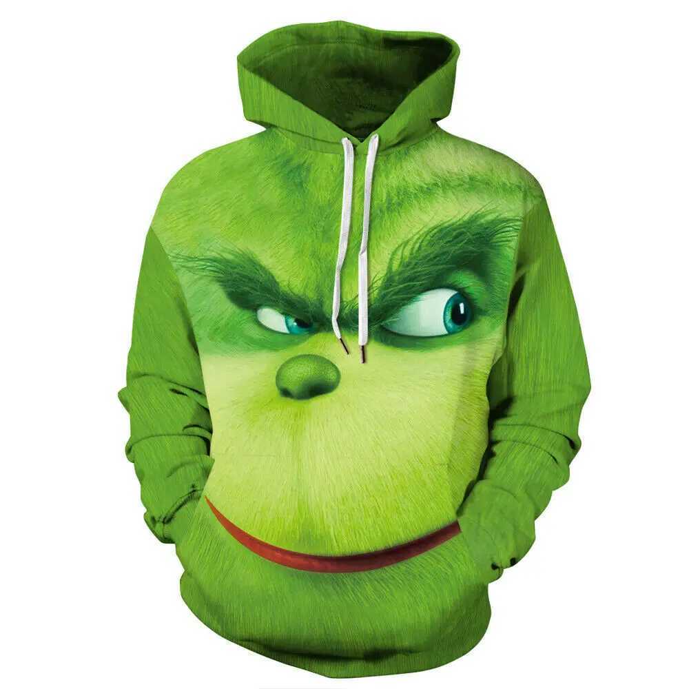 Christmas Harajuku Mens Super Dalian Hoodie Fashion 3D Printing Autumn New Sportswear Hip Hop Trend y2k Clothing Womens Pullover W241114