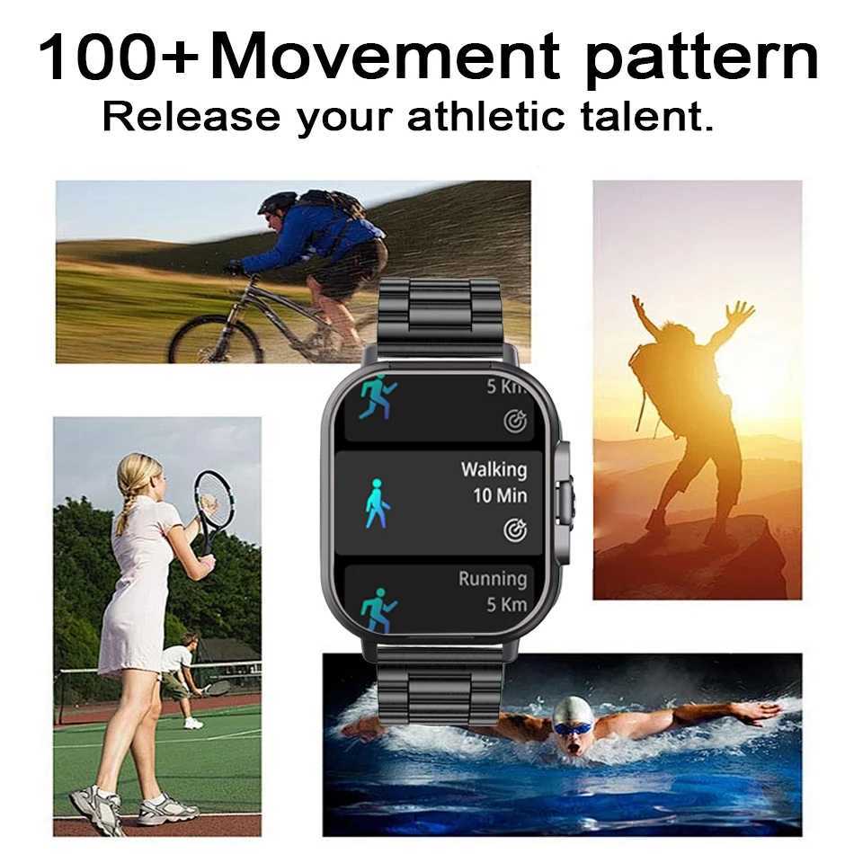 2024 2-in-1 smartwatch with headphones smartwatch mens call watch GPS tracking rate monitor music playback smartwatch Y241114