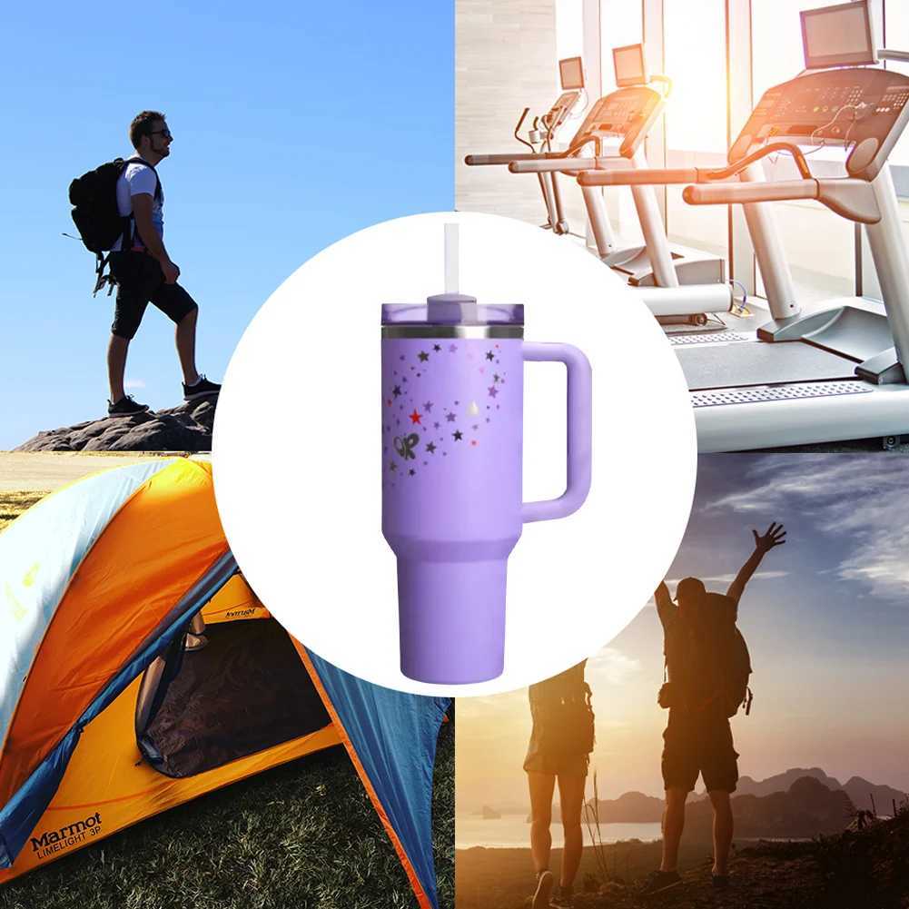 40 oz hot wagon vacuum flame stainless steel inflatable water bottle with hot and cold GS handle hot water bottle Y241114