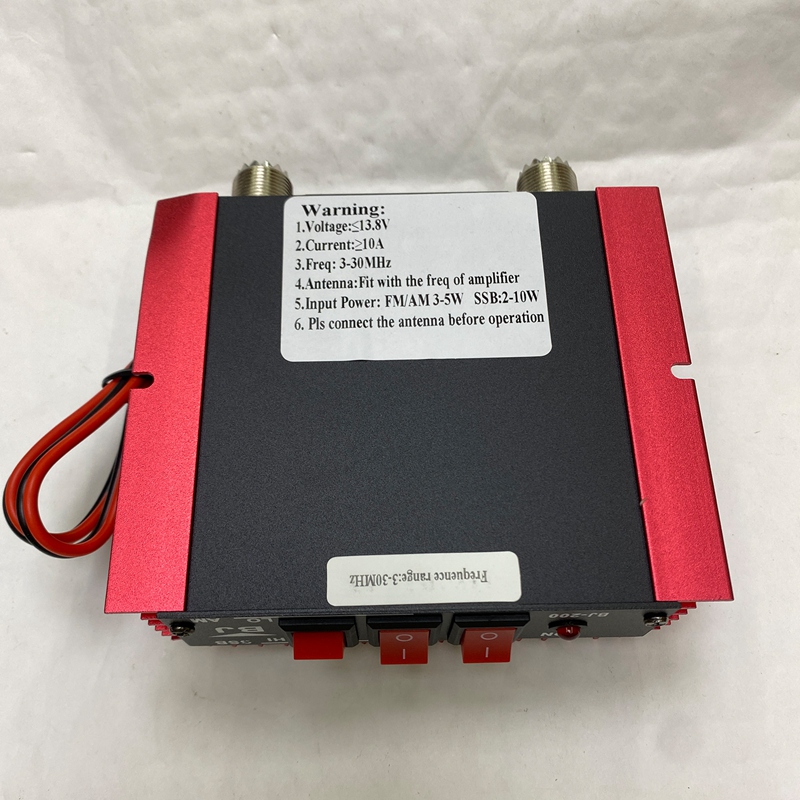 BJ-200 50W CB Radio Power Amplifier HF Amplifier 3-30 Mhz AM/FM/SSB/CW Walkie Talkie CB Amplifier Part Component