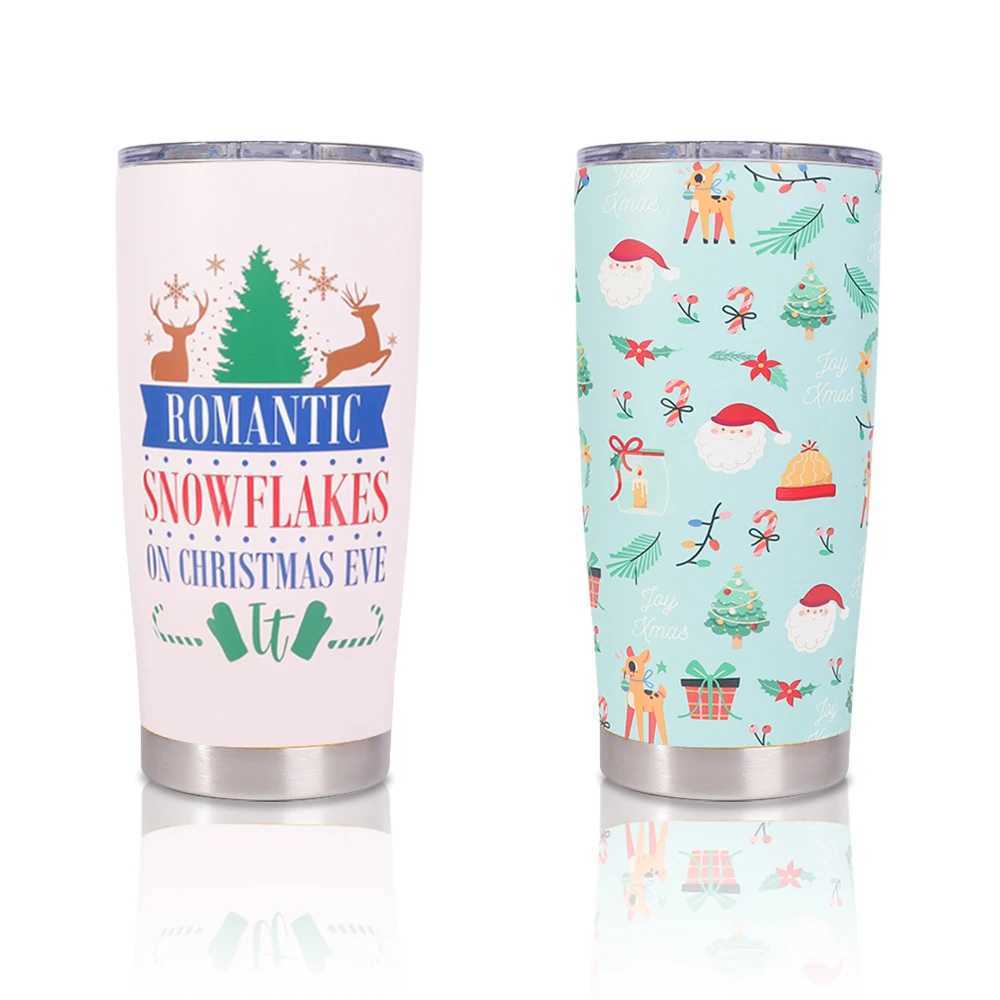 20oz stainless steel coffee hot bottle hot g Christmas vacuum foil coffee cup travel portable crazy bottle Y241114