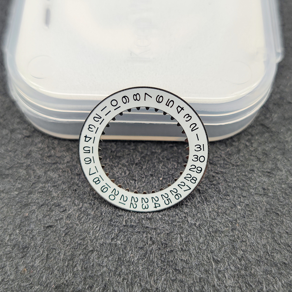For Shanghai 3135 movement New Date at 3H calendar Mod Datewheel Disc Parts Black Red Yellow Disc 3135 Watch Movement Parts