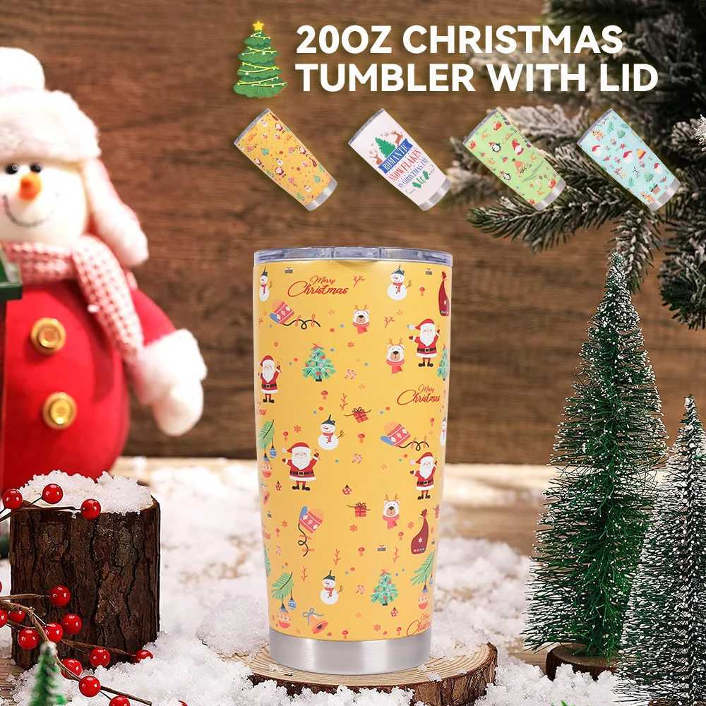 20oz stainless steel coffee hot bottle hot g Christmas vacuum foil coffee cup travel portable crazy bottle Y241114