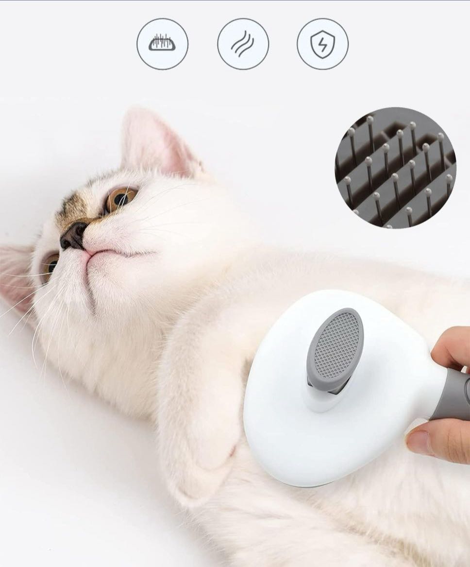 Pet Dog Hair Brush Cat Comb Pet Hair Remover Brush for Dogs Cats Puppy Kitten Grooming Tools Dogs Accessories Pet Supplies