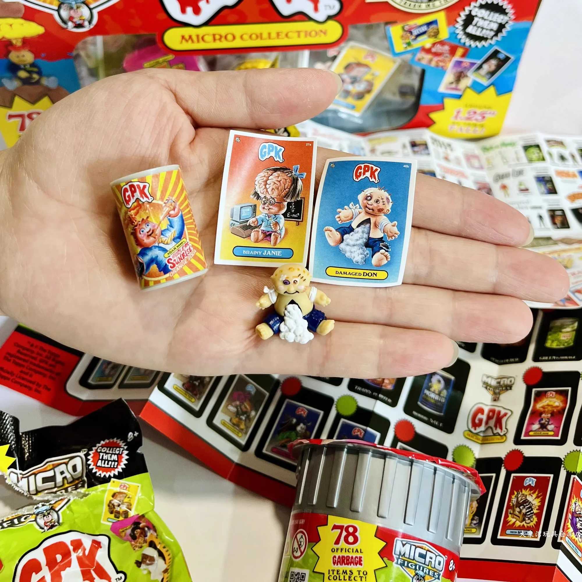 Micro Figures GPK Garbage Pail Kids Blind Box Mini Doll Gifts Toy Model Anime Figures Collect Ornaments W241114