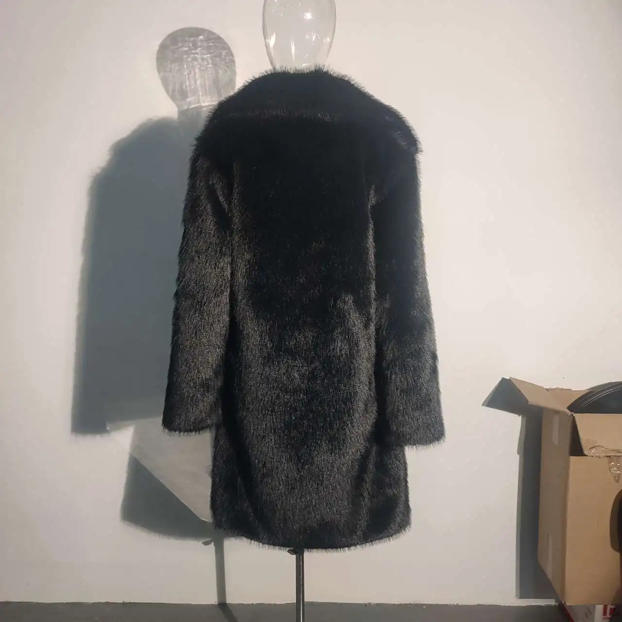 PFHQ Winter Mens Long Fox Hair Coat Fashionable Handsome Fashionable and Casual Fur Thick Windproof Clothing 21Q4434 241113