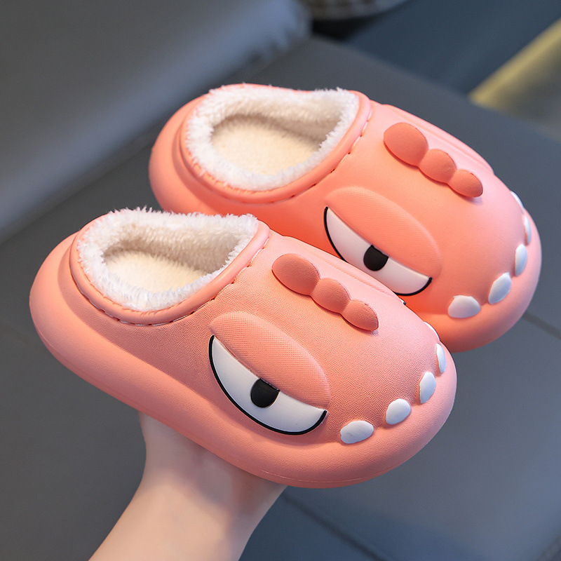 2024 New Shoes Designer Free Shipping Winter Children's for Boys Girls Warm, Anti slip, and Plush Baby Cotton Slippers dh910320090