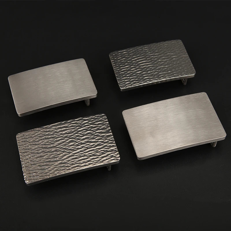 Metal Belt Buckle 35mm39mm For Men Stainless Steel Single Pin Half Fit Leather Craft Jeans Webbing 240401