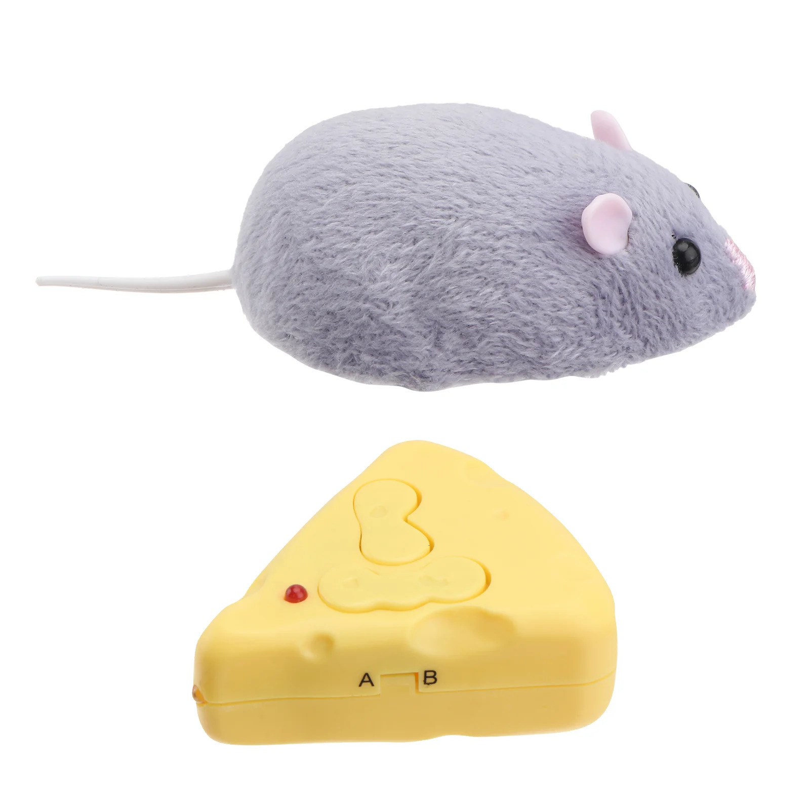 Remote Control Mouse Model Pet Teasing Toy Cat Teaser Playing Toys Mice Supplies Realistic Funny Chew 240411