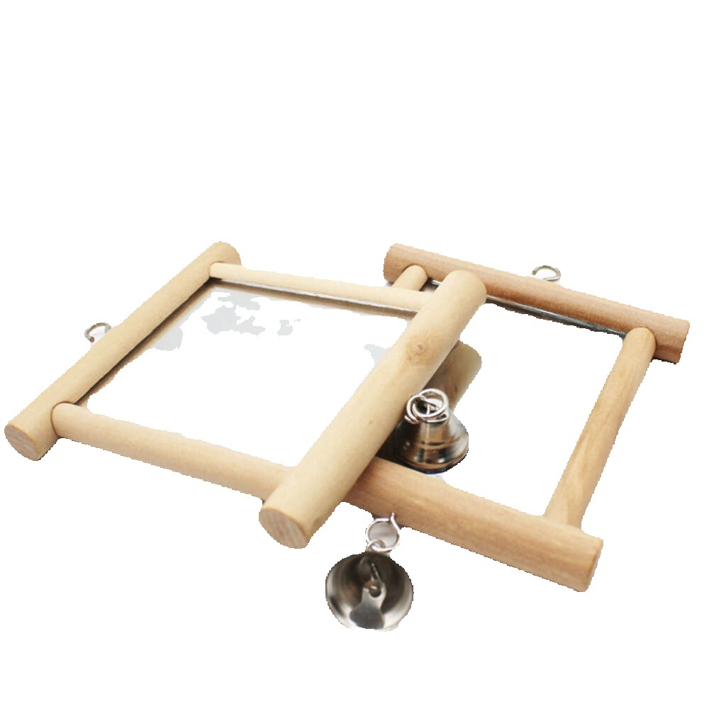 Small and medium-sized supplies, parrot bells, toys, mirrors, birdcages, frames, standing bars, accessories, bird toys 6