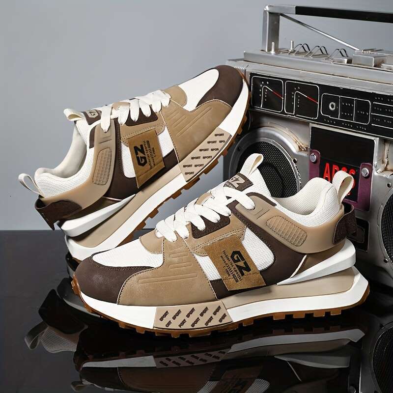 Stylish Comfort Women's Sports Shoes - Fashion Sneakers with Thick Sole, Versatile, Comfortable, Breathable, and Anti-Slip Features for Casual Da