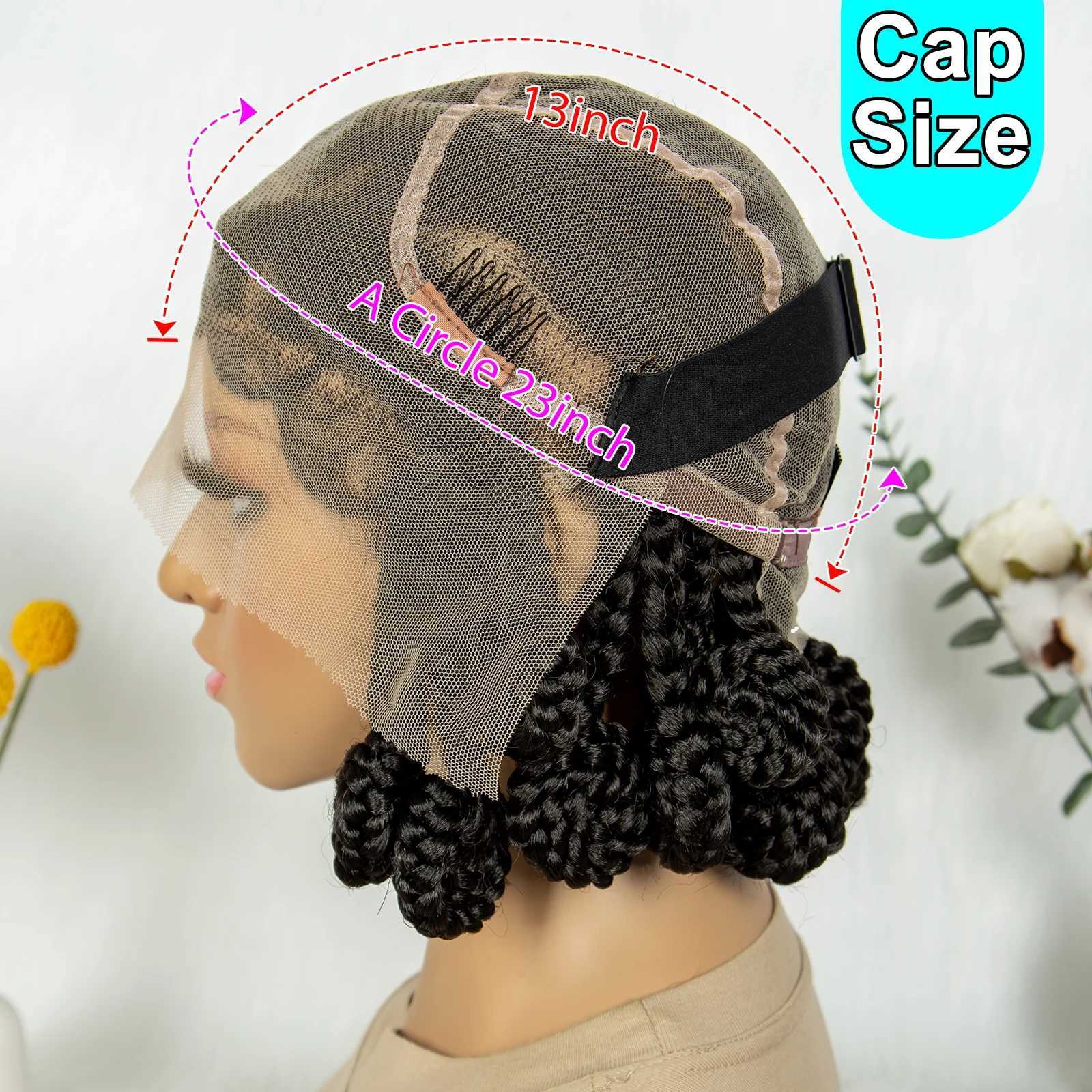 Kima Koroba Knitted Wig Full Lace Knotless Giant Box African Womens Knitted Wig W241114