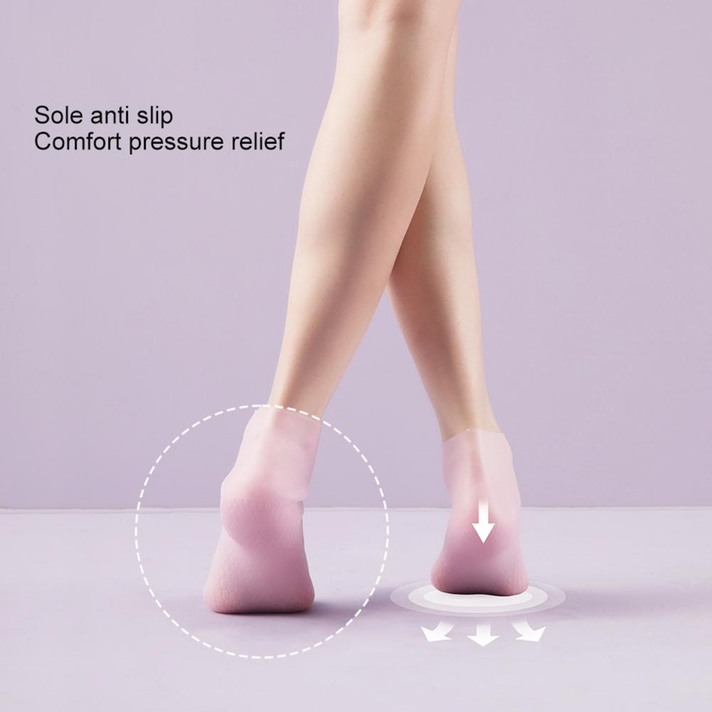 Moisturizing Glove Socks Set Dry Cracked Skin Calluses Treatment Silicone Gel Spa Gloves for Hand Foot Softening