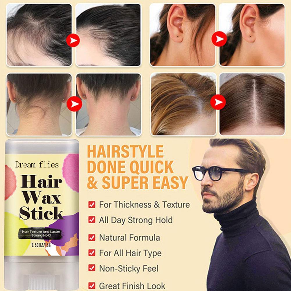 1/3/5/10pcs Hair Wax Stick For Laying Down Fly Always Hair Pomade Stick Long-Lasting Hair Styling Wax Stick Tool Easy To Use