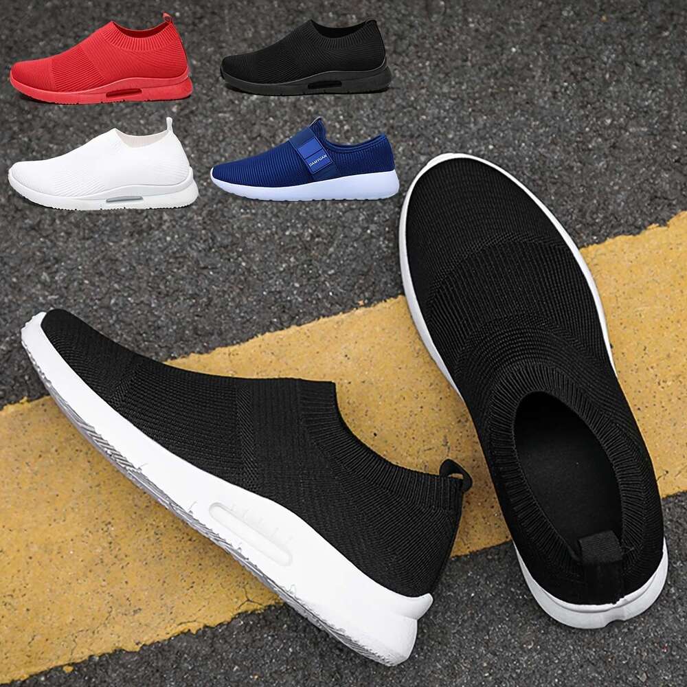 Men's Casual Breathable Mesh Sports Tennis Loafers Shoes