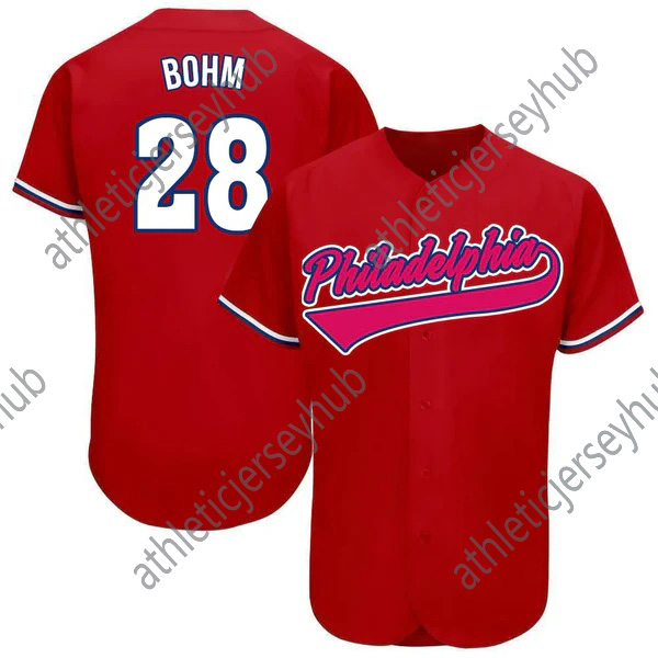 Turner Jerseys 3 Harper Nick Castellanos Kyle Schwarber Zack Wheeler Alec Bohm Stott Rojas Marsh Walker custom baseball jerseys