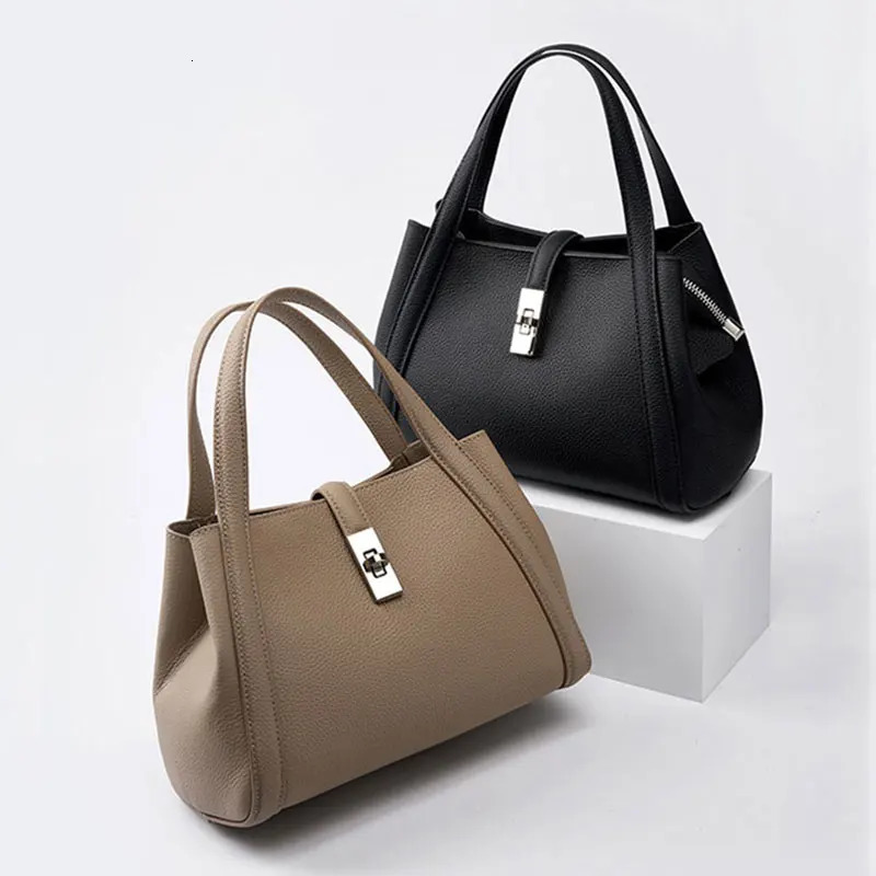 Womens Bag Genuine Leather Handbags Fashion Cowhide Women Crossbody Shoulder Bags 2307 241114