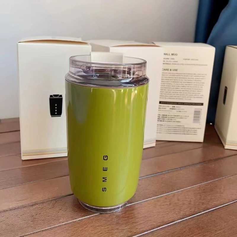 Hot milk white coffee hot bottle travel stainless steel car vacuum suction cup drinking water kettle Y241114