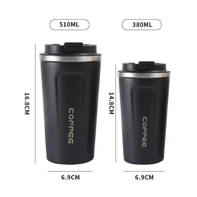 380/510ML stainless steel coffee cup hot-dip galvanized coffee cup hot-dip galvanized Y241114
