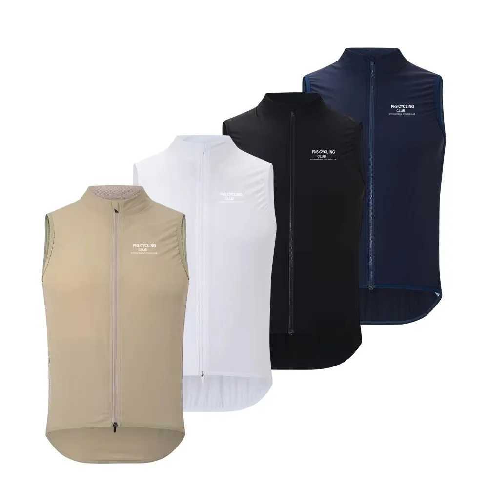Men Cycling Vest PNS Lightweight Windproof Sleeveless Bicycle Gilet Slim Fit Breathable Quick Dry MTB Road Bike Cycling Vest LX241114