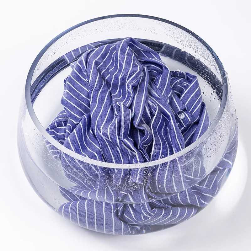 100% Cotton Oxford Men Striped Plaid Shirts Male Business Casual High Quality Long sleeve Shirt for Men Button Shirt S-6XL 7XLXJ24113