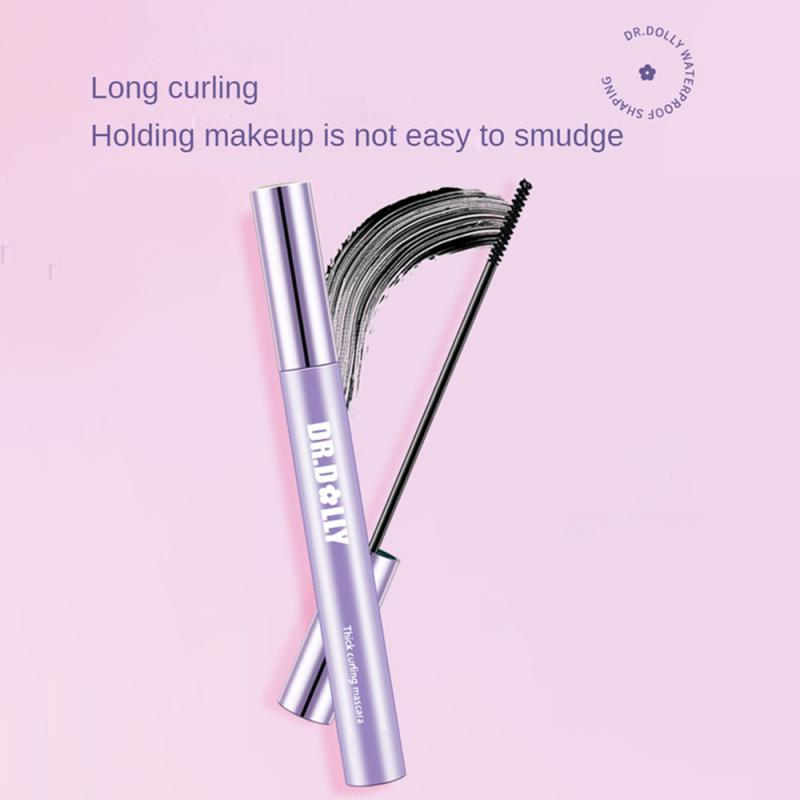 a Evenly PCS Waterproof Mascara Black Adhered Small Brush Eyes Eyelash Primer Slim Slender And Thick Defining