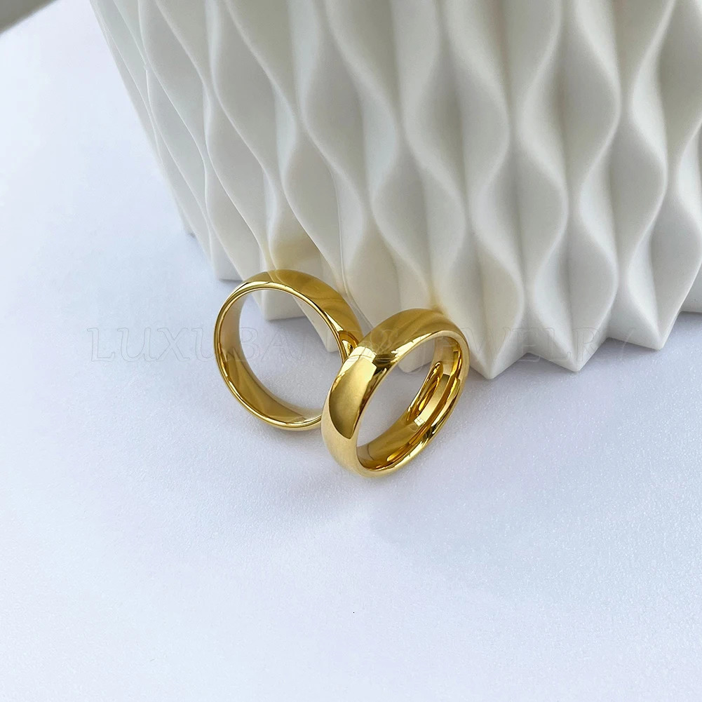Marriage Rings For Couples Tungsten Carbide 8mm Domed Bands Men Accessories 2mm Womens Jewelry Engagement Ring Comfort Fit 240401