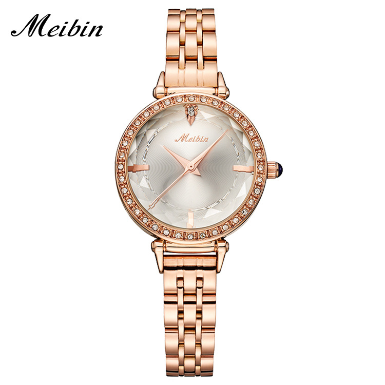 Women's watch compact dial simple temperament quartz ladies watch fashion thickness 10mm dial diameter 30mm alloy waterproof watch fashion 001