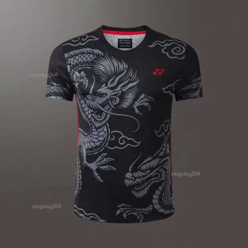 Badminton Jersey TShirts Women Men Tshirt Summer Quick Drying Tops Breathable Tees Short Sleeve Oversized Clothing 240807
