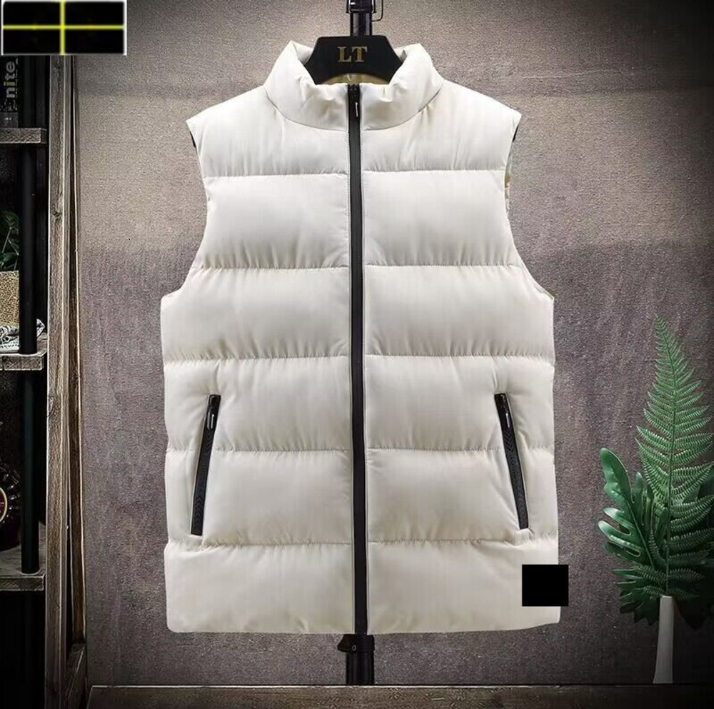 25SS stones jacket islands cargo jumper vest winter jacket mens puffer jacket parka men woman thickening warm outwear coat women clothing outdoor jackets woman coat