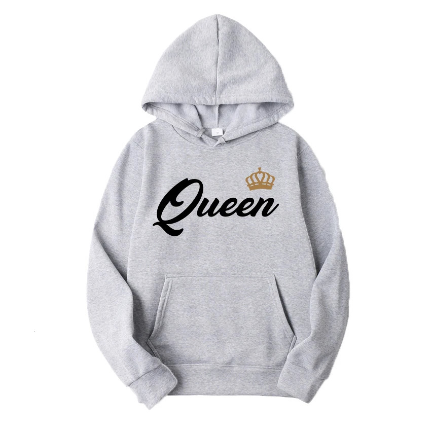 King Queen Prince Princess Printing Family Sweater Suit Couple Hoodie Parent-child Clothing Streetwear Hooded Sweatershirt 240403