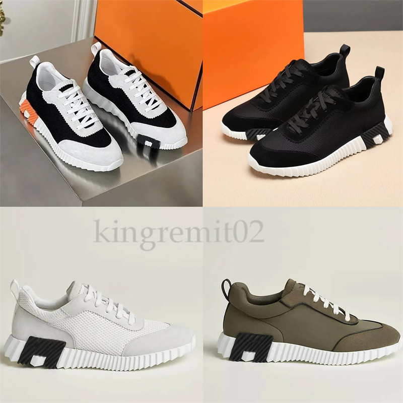 Designer Sneakers Bouncing Casual Shoes Brand Suede Sneakers Mens Women Trainers Breathable Patchwork Mesh Sneaker Non-slip Rubber Flat Shoe