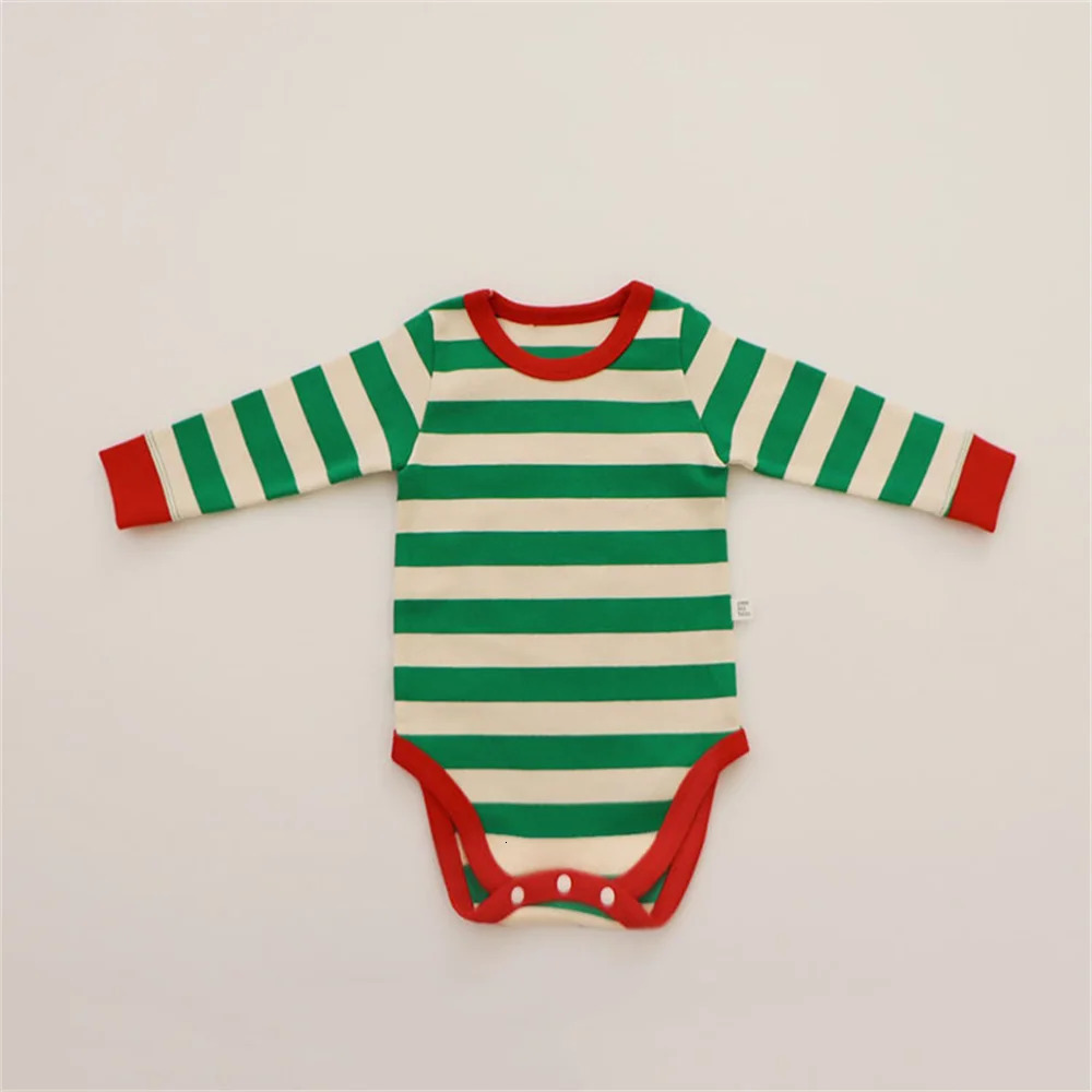 born baby Christmas pajamas set boys and girls clothing long sleeved jumpsuit Years clothing baby home clothes 241114bj
